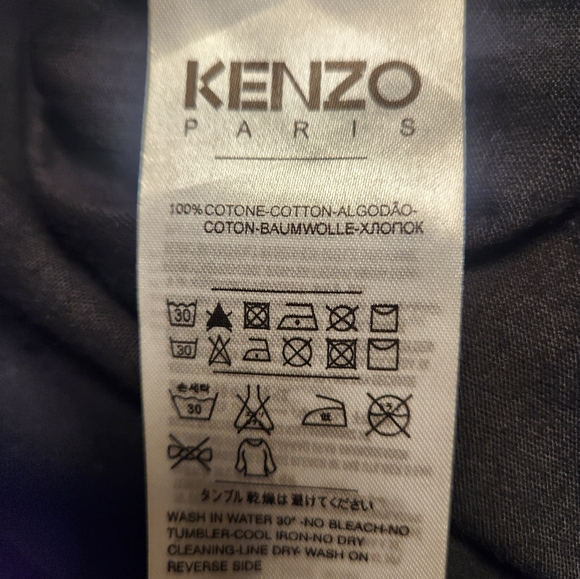 Authentic Kenzo embroidered tee shirt - Picture 2 of 4